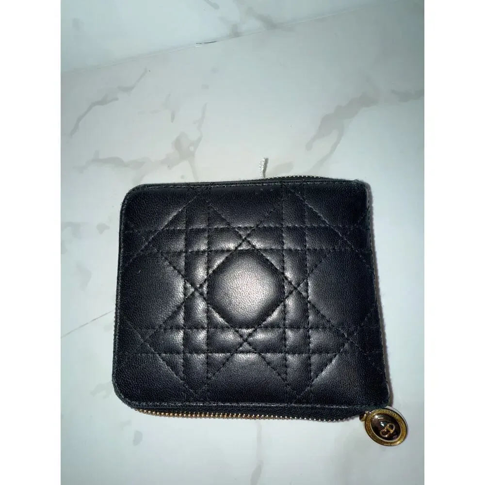 Dior Black Leather Wallet
